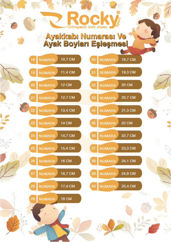 Rocky Sport beden ölçüm rehberi